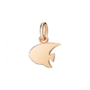 Ciondolo Dodo pesce angelo oro rosa