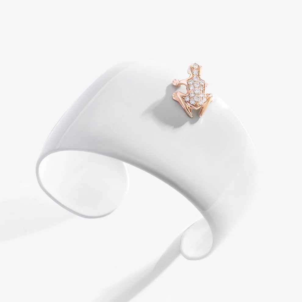 bracciale cuff dada arrigoni bianco diamanti