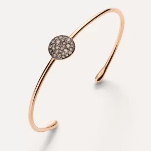 bracciale sabbia oro rosa diamanti brown