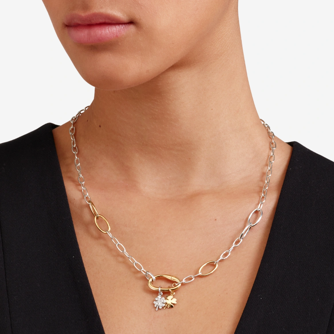 KINGWHYTE Collana con medaglione in argento Sterling con ciondolo a forma di bussola, ciondolo a forma di ricordo per donne, uomini e ragazze – 45,7 cm 5,1 cm catena in argento