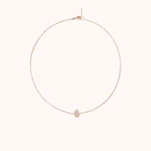 Collana Dada Arrigoni Happy Frog in oro rosa e diamanti
