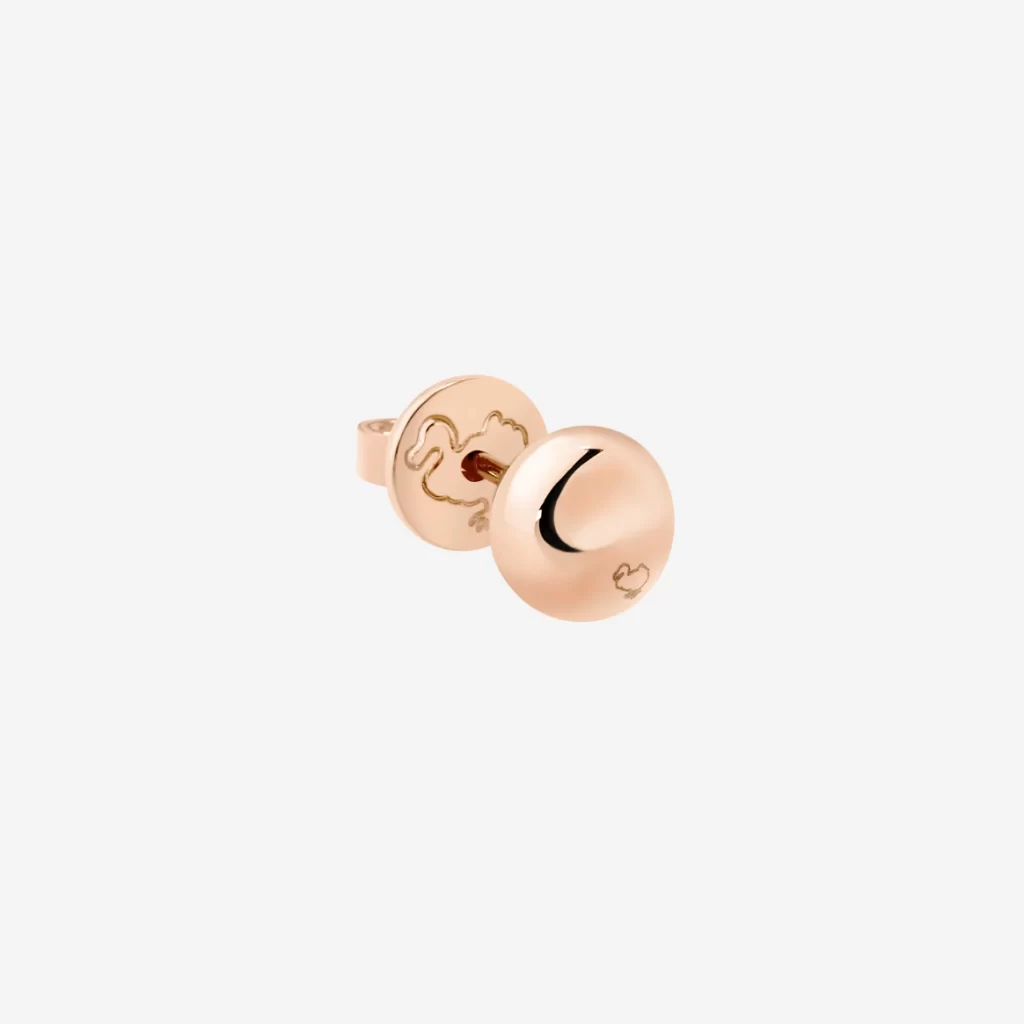 Orecchino Dodo Stud Pepita in oro rosa 9k