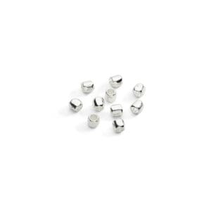 Componente Dodo mini granelli in argento 925 - 10 pezzi