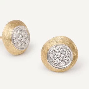 Orecchini Marco Bicego Jaipur punto luce oro giallo e diamanti