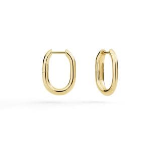 Orecchini Dodo Hoop Essentials in oro giallo - coppia