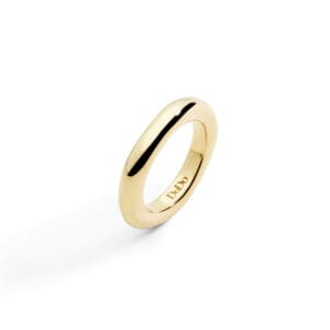 Anello Dodo Pepita Slim oro giallo 9k