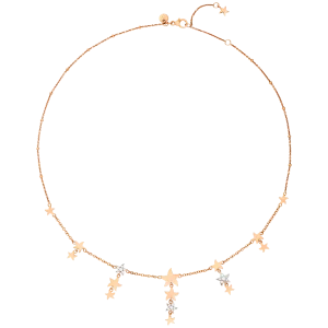 Collana Dodo Stellina preziosa in oro rosa e diamanti