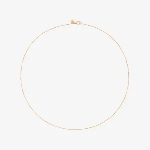 Collana Dodo Bollicine in oro rosa - 50 cm